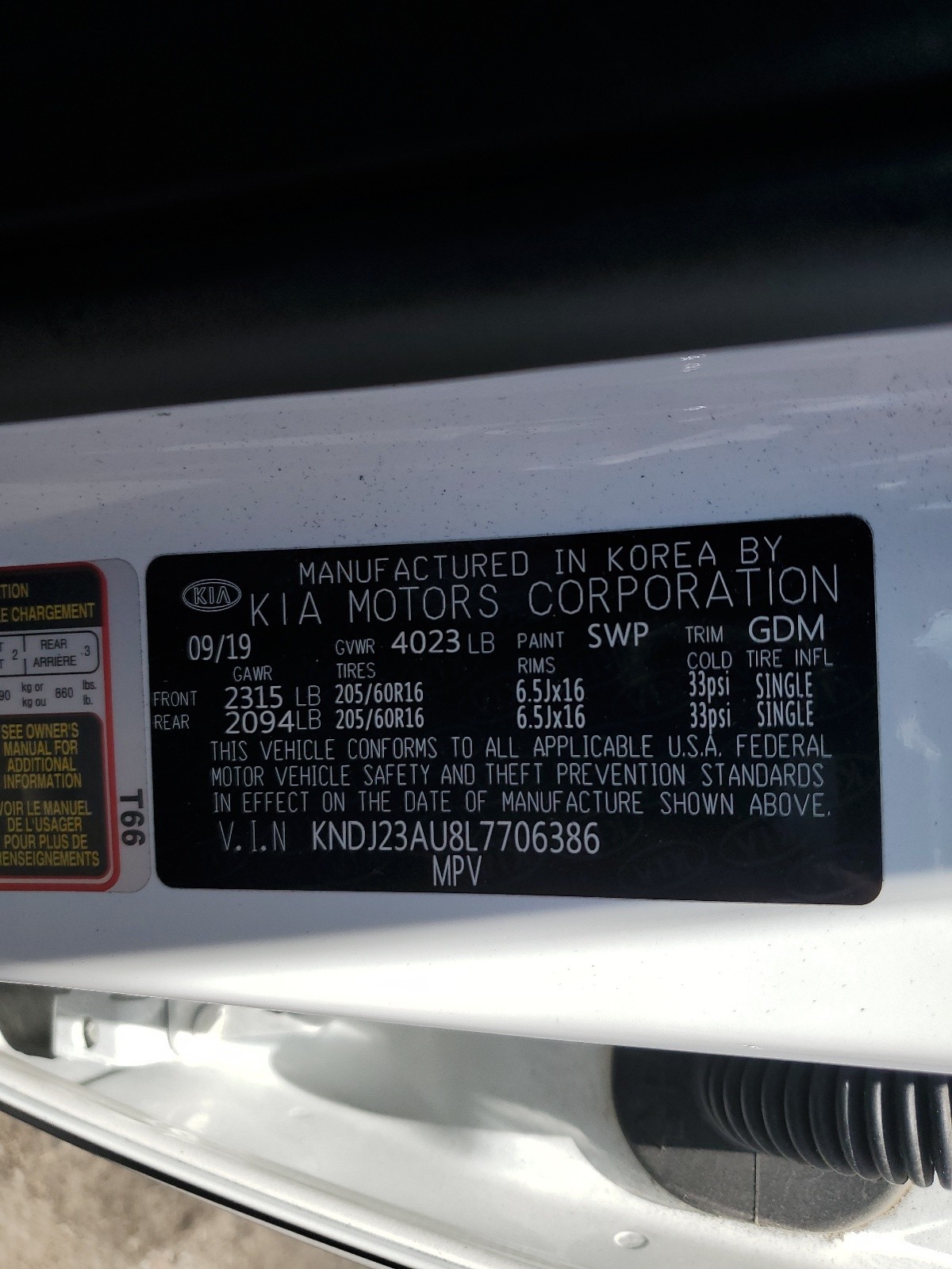 KNDJ23AU8L7706386 2020 Kia Soul Lx