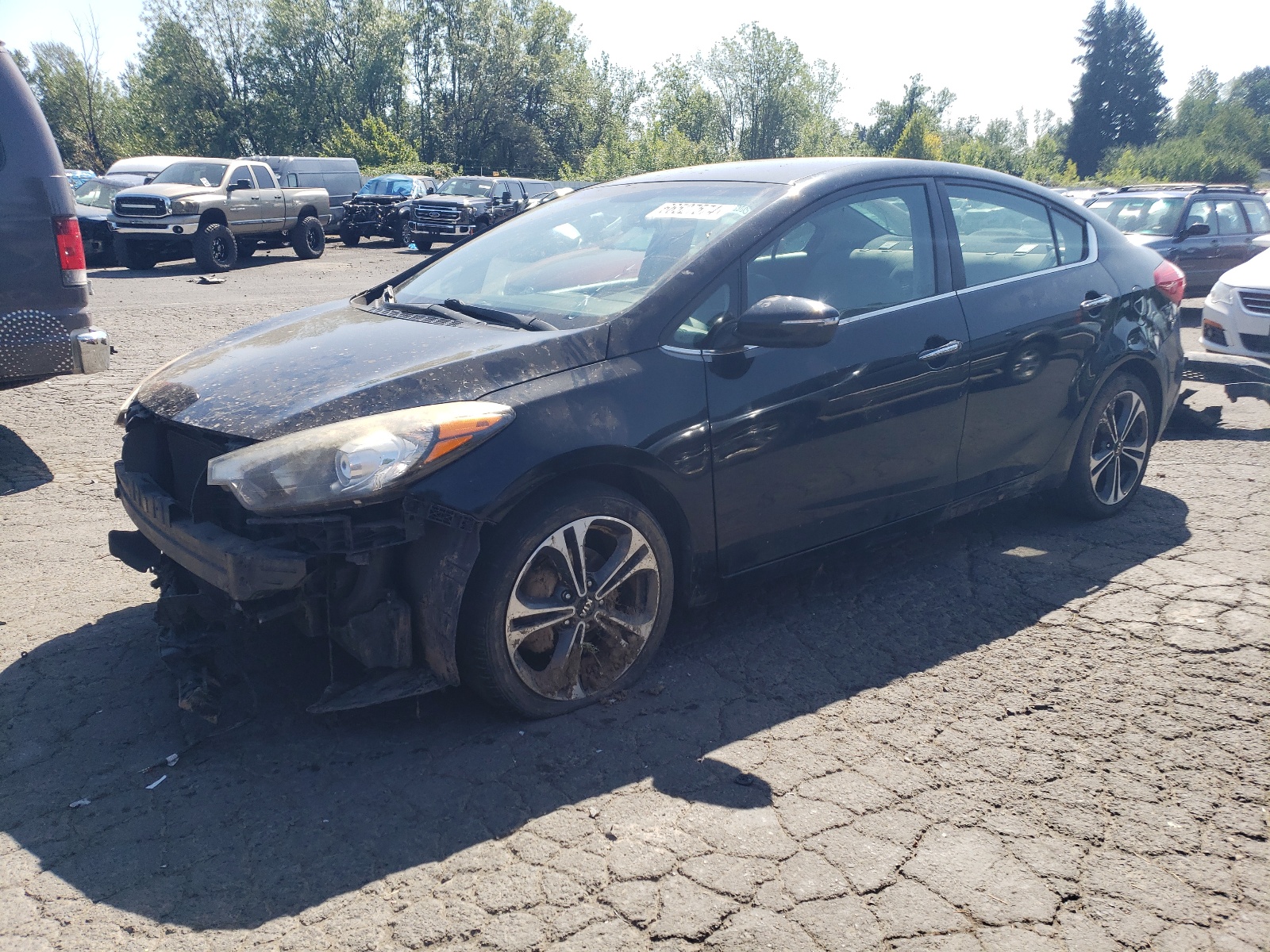 2014 Kia Forte Ex vin: KNAFX4A82E5057423