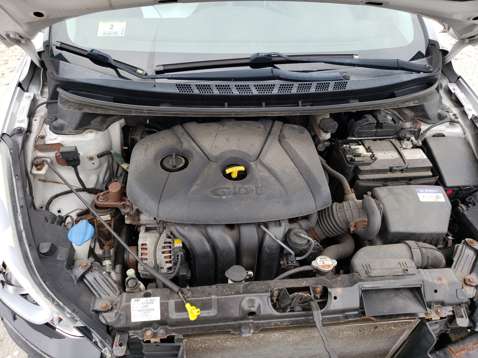 KMHDH4AH0GU522535 2016 Hyundai Elantra Se