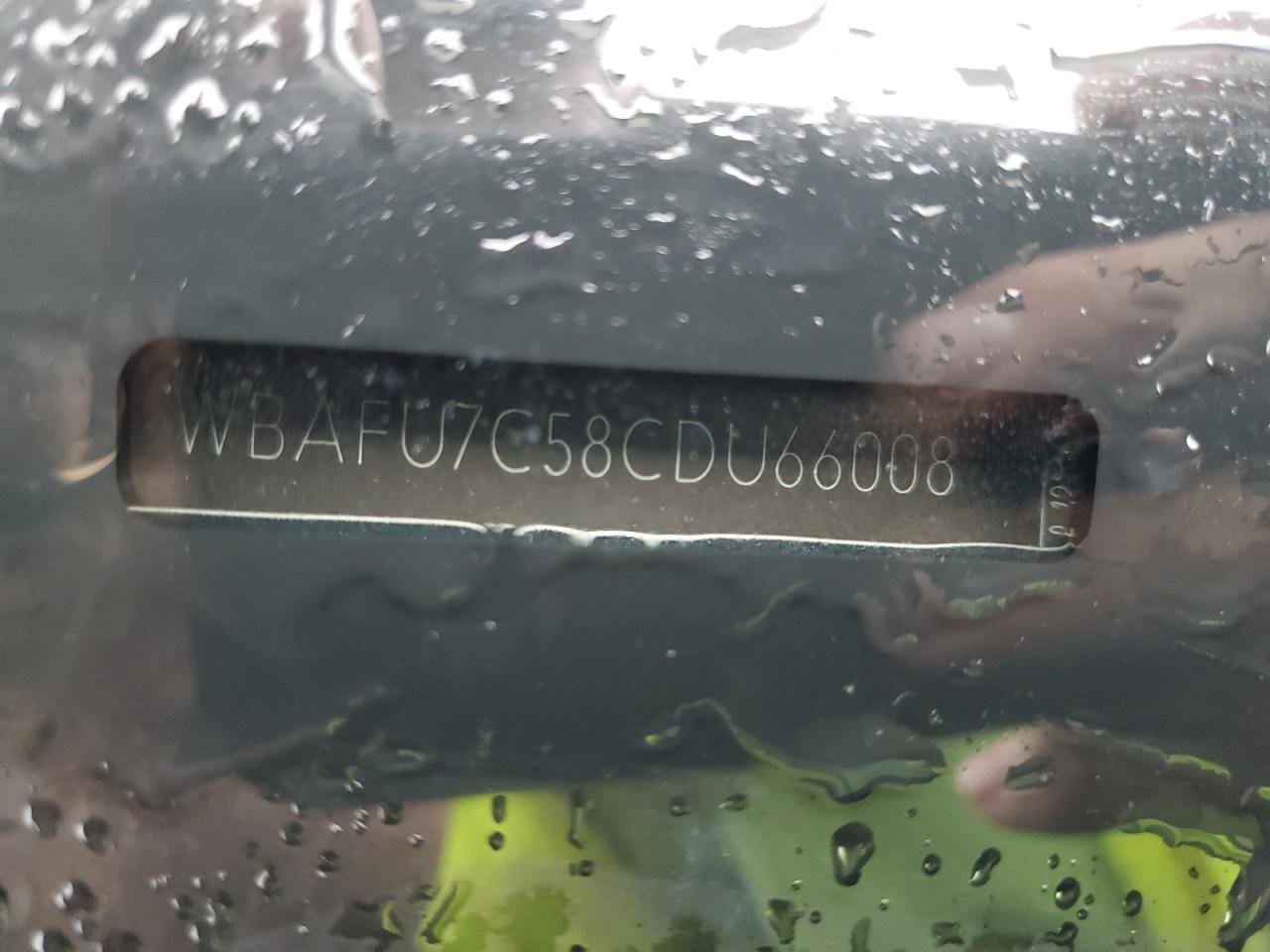 2012 BMW 535 Xi VIN: WBAFU7C58CDU66008 Lot: 64951534