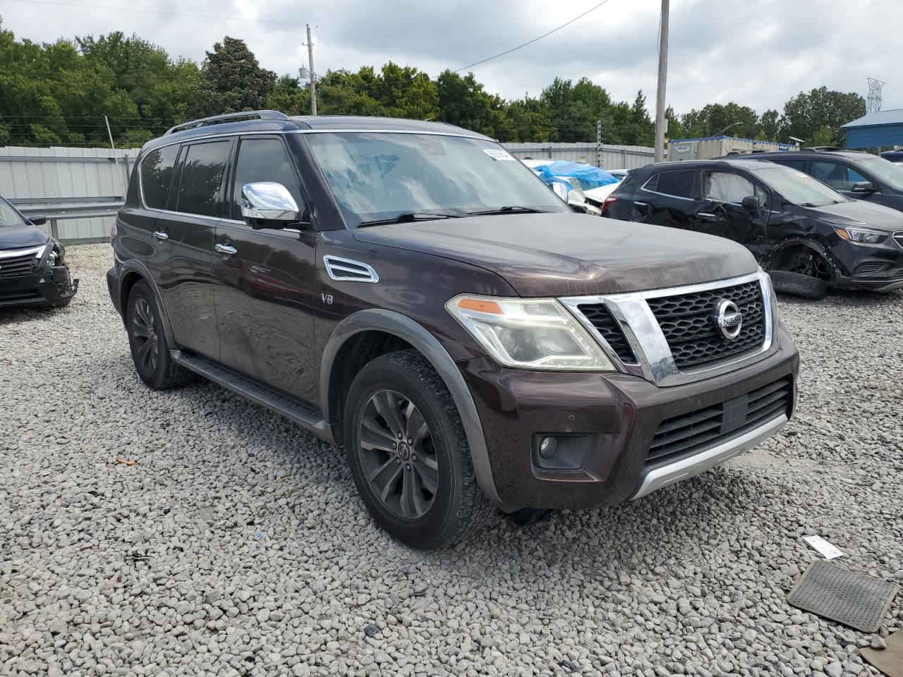 JN8AY2ND2H9005734 2017 Nissan Armada Sv