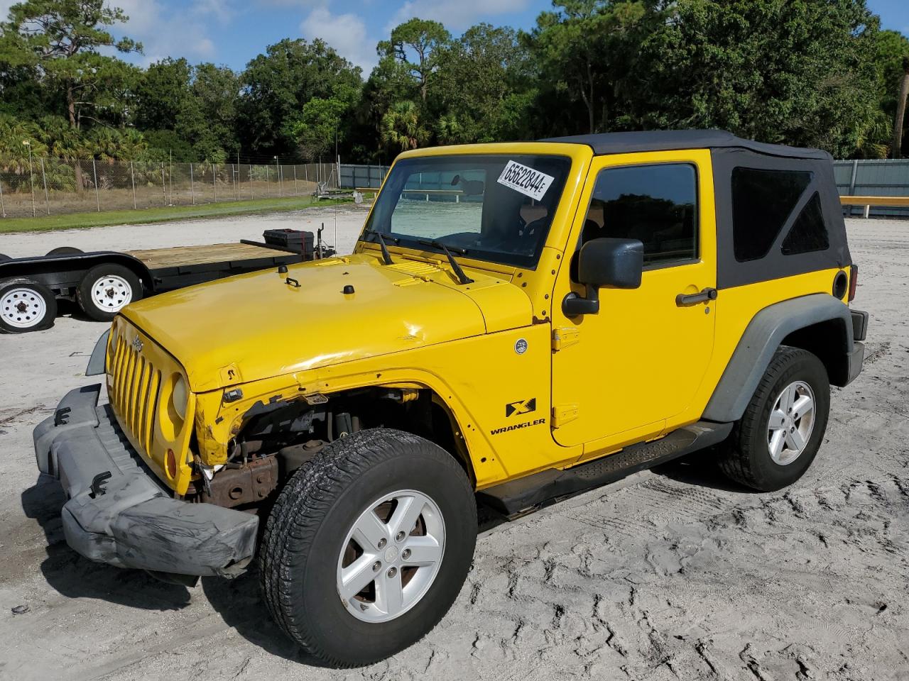 2008 Jeep Wrangler X VIN: 1J4FA24118L500257 Lot: 65622844