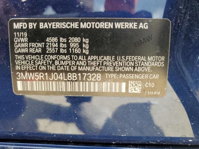 3MW5R1J04L8B17328 BMW 3 Series 330I 13