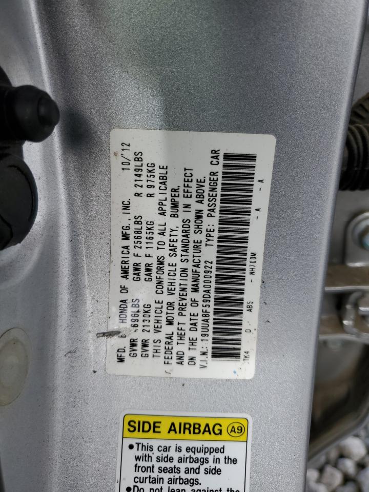 2013 Acura Tl Tech VIN: 19UUA8F59DA000922 Lot: 65893674