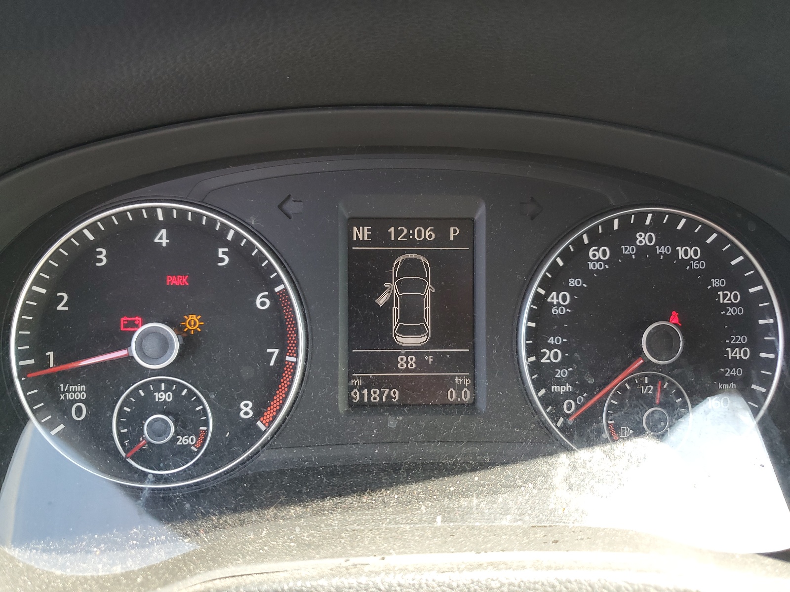 1VWBP7A30DC147975 2013 Volkswagen Passat Se