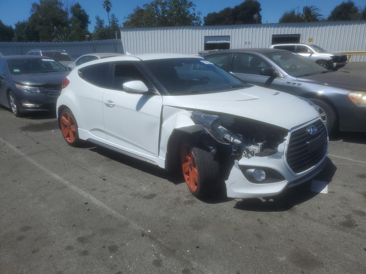 2014 Hyundai Veloster Turbo VIN: KMHTC6AE3EU200447 Lot: 67793544