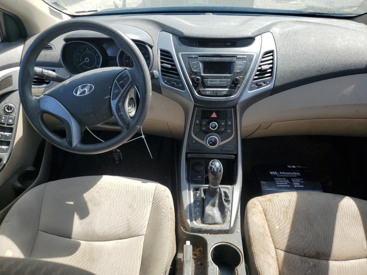 2016 Hyundai Elantra Se VIN: 5NPDH4AE9GH699167 Lot: 66251404