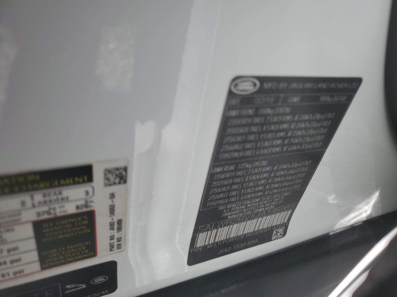 2018 Land Rover Range Rover Sport Hse VIN: SALWR2RVXJA195989 Lot: 65854604