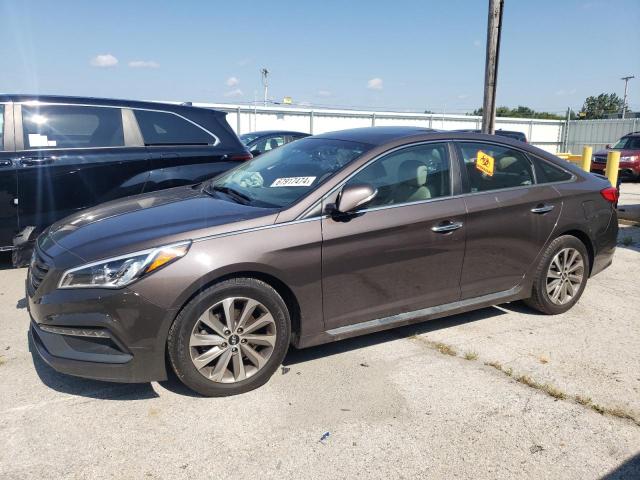  HYUNDAI SONATA 2016 Brown