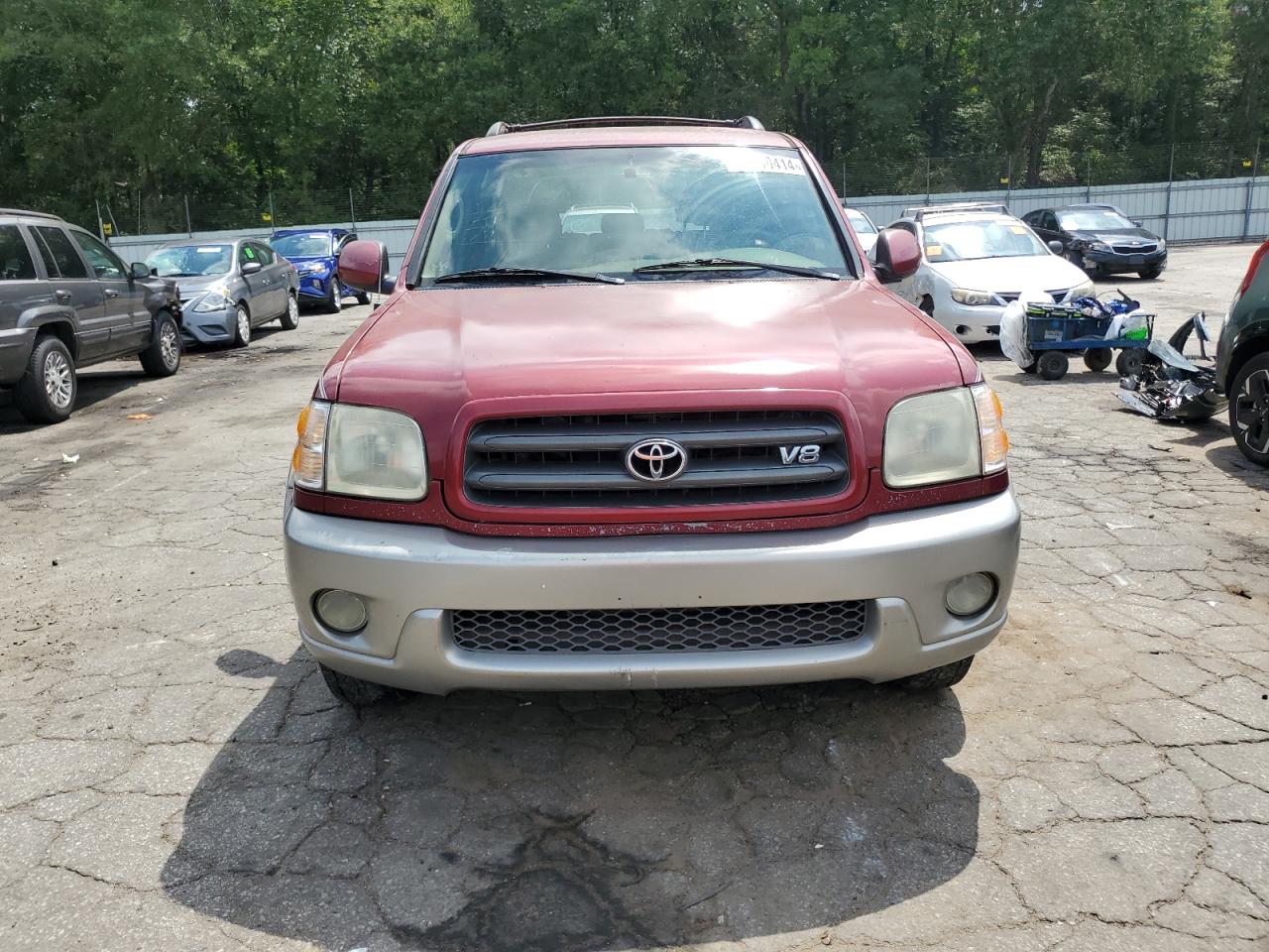 2002 Toyota Sequoia Sr5 VIN: 5TDZT34A82S072843 Lot: 66440414