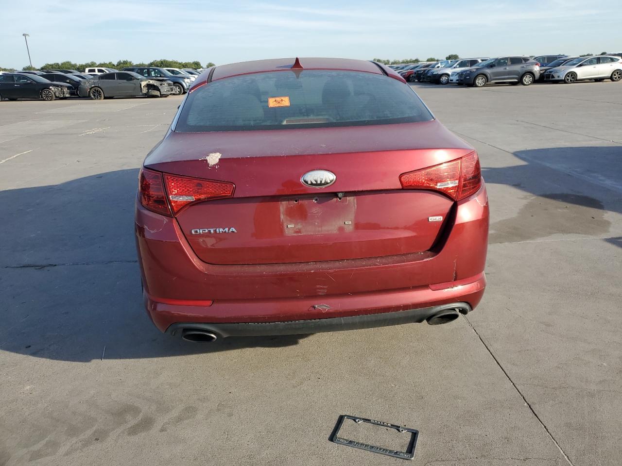 2013 Kia Optima Lx VIN: 5XXGM4A75DG201192 Lot: 67655374