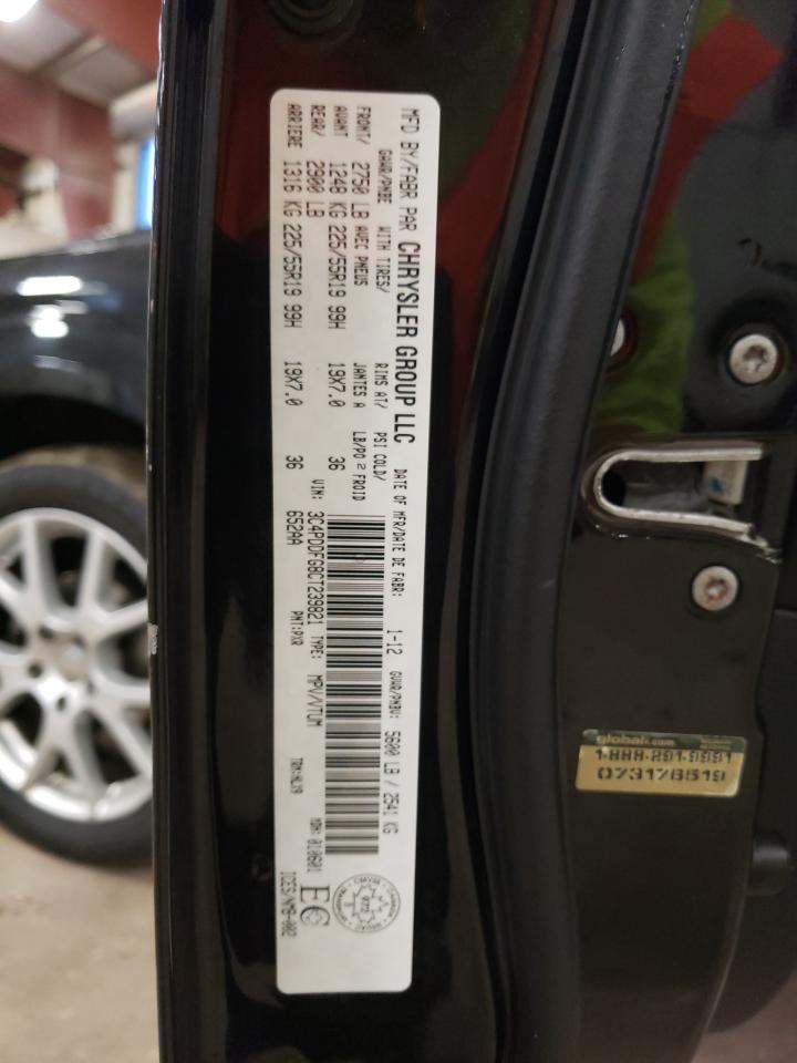 2012 Dodge Journey R/T VIN: 3C4PDDFG8CT239821 Lot: 66286344