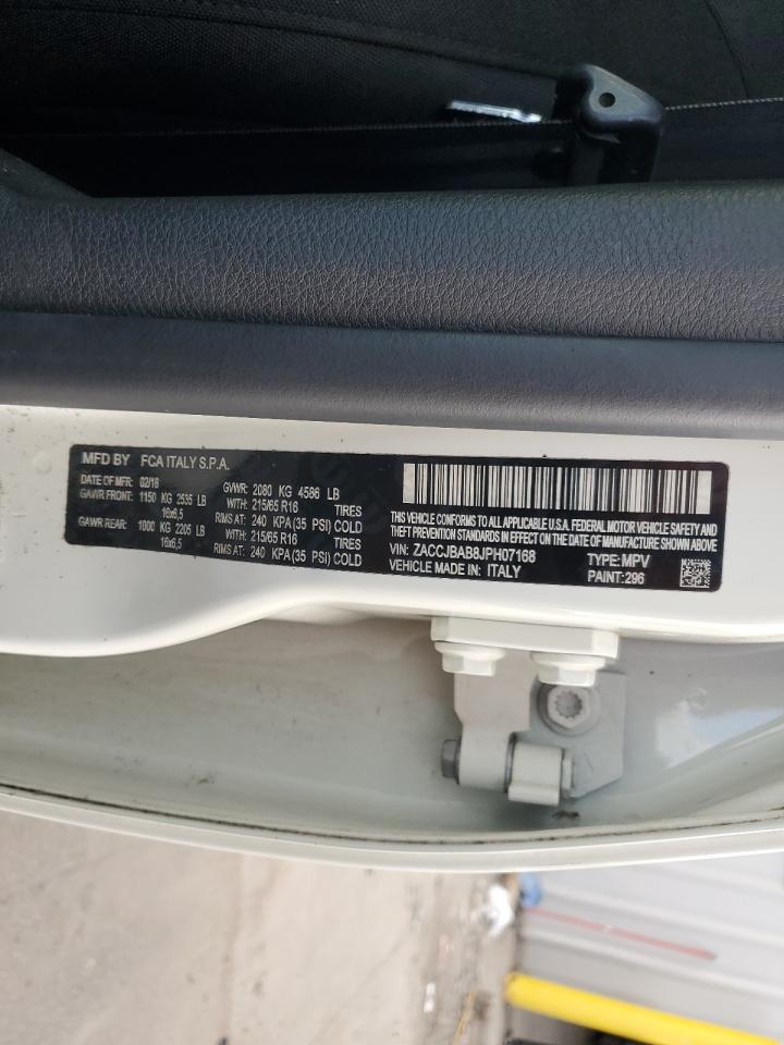 2018 Jeep Renegade Sport VIN: ZACCJBAB8JPH07168 Lot: 66873934