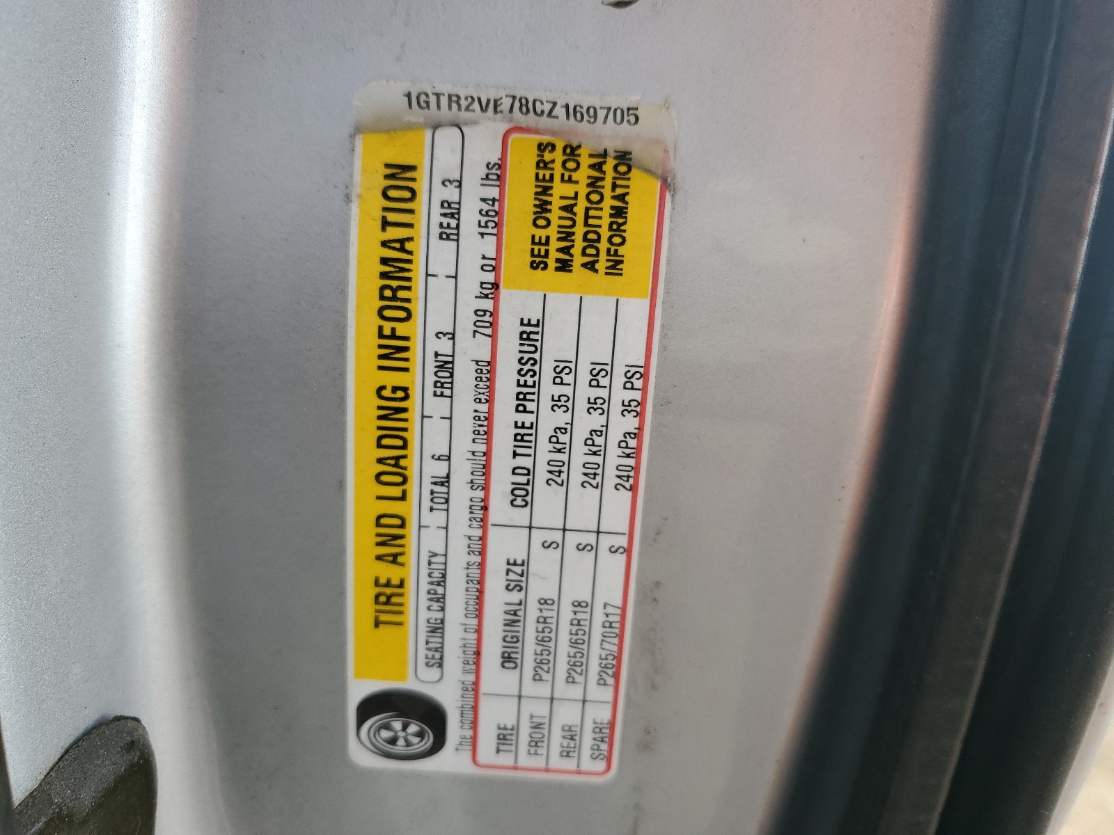 1GTR2VE78CZ169705 2012 GMC Sierra K1500 Sle