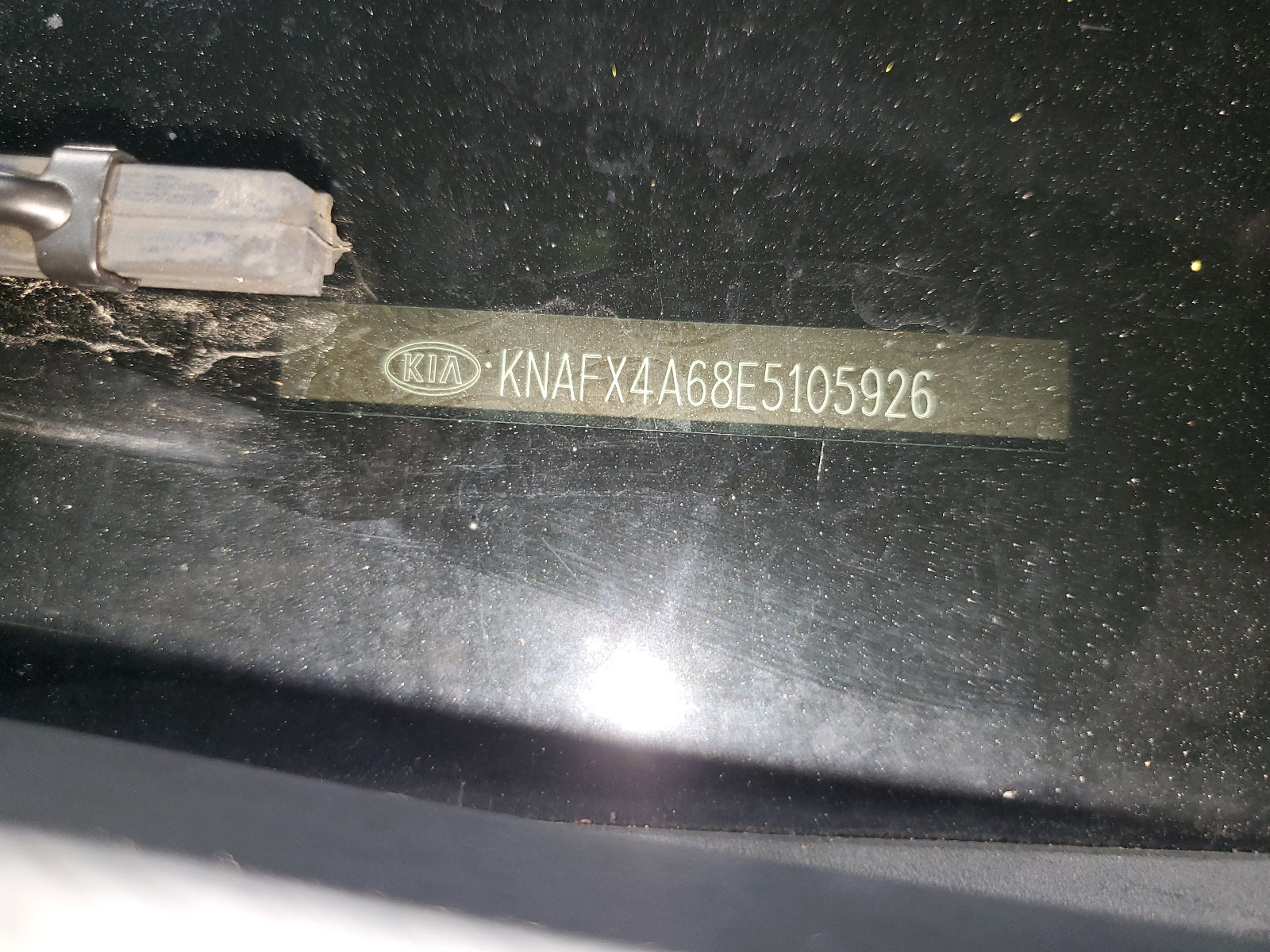 KNAFX4A68E5105926 2014 Kia Forte Lx