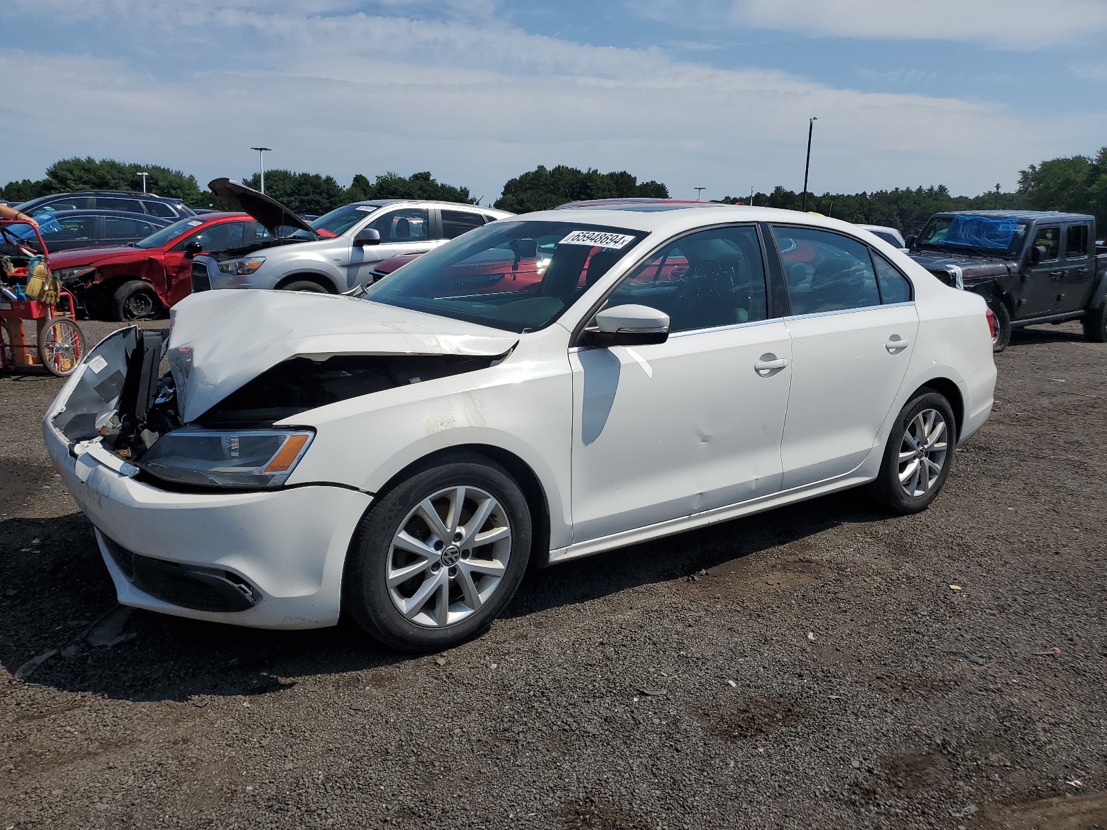 2013 Volkswagen Jetta Se vin: 3VWDP7AJ0DM350189