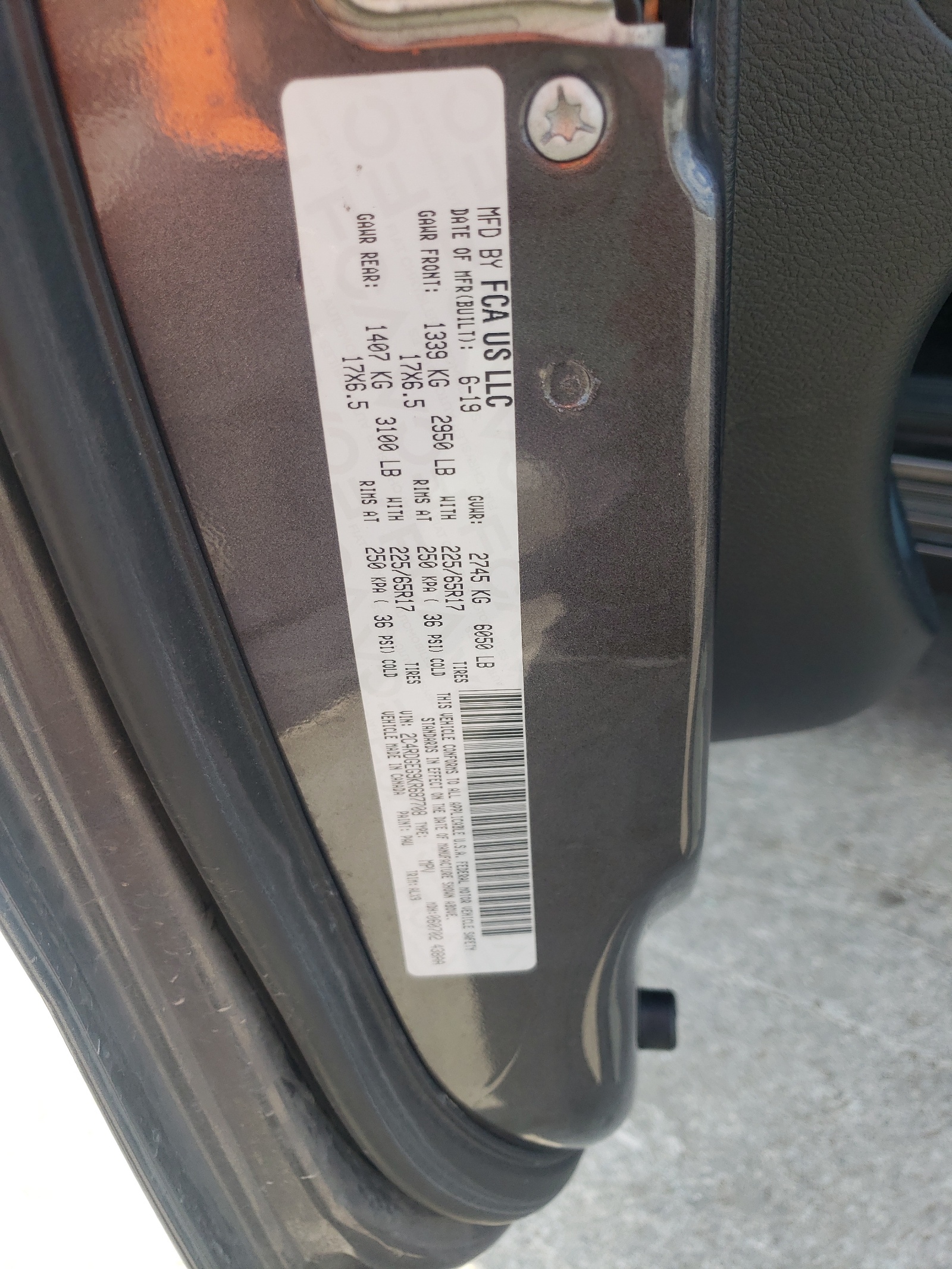 2C4RDGEG9KR687708 2019 Dodge Grand Caravan Gt