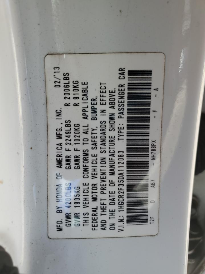 1HGCR2F35DA112083 2013 Honda Accord Lx