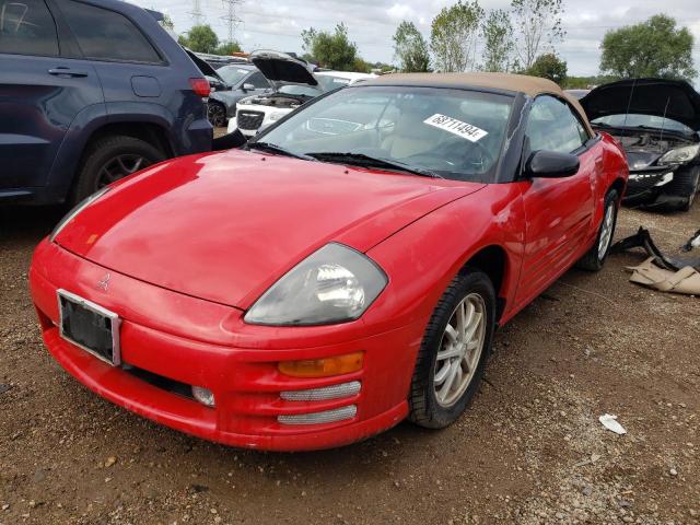 2001 Mitsubishi Eclipse Spyder Gs na sprzedaż w Elgin, IL - Side