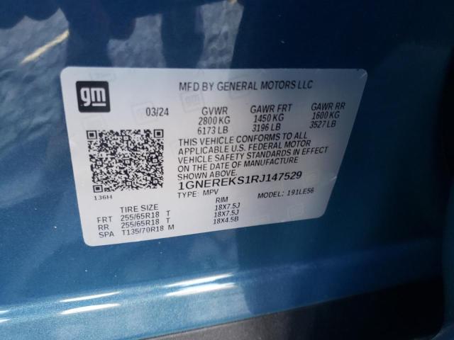 1GNEREKS1RJ147529 Chevrolet Traverse L 15