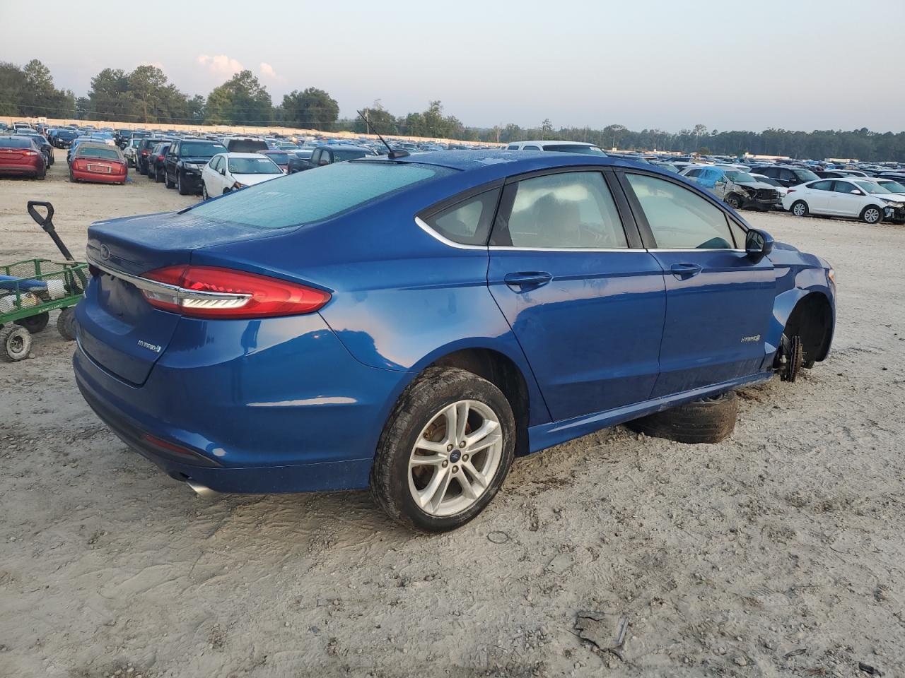 2018 Ford Fusion S Hybrid VIN: 3FA6P0UU2JR142196 Lot: 66431804