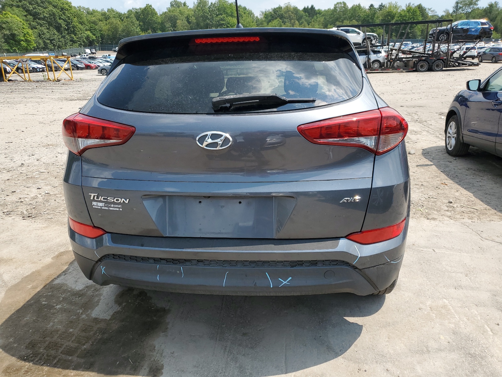 2018 Hyundai Tucson Se vin: KM8J2CA48JU681399