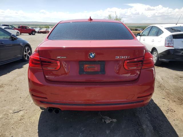  BMW 3 SERIES 2018 Czerwony