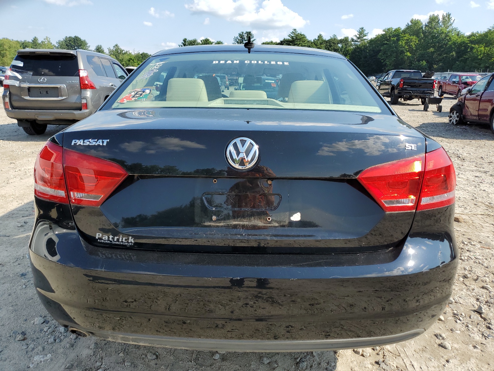 1VWBP7A36DC037822 2013 Volkswagen Passat Se