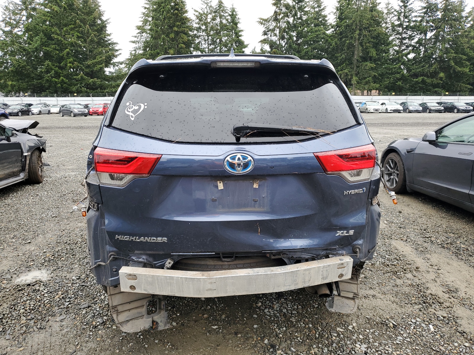 5TDJGRFH2HS025993 2017 Toyota Highlander Hybrid