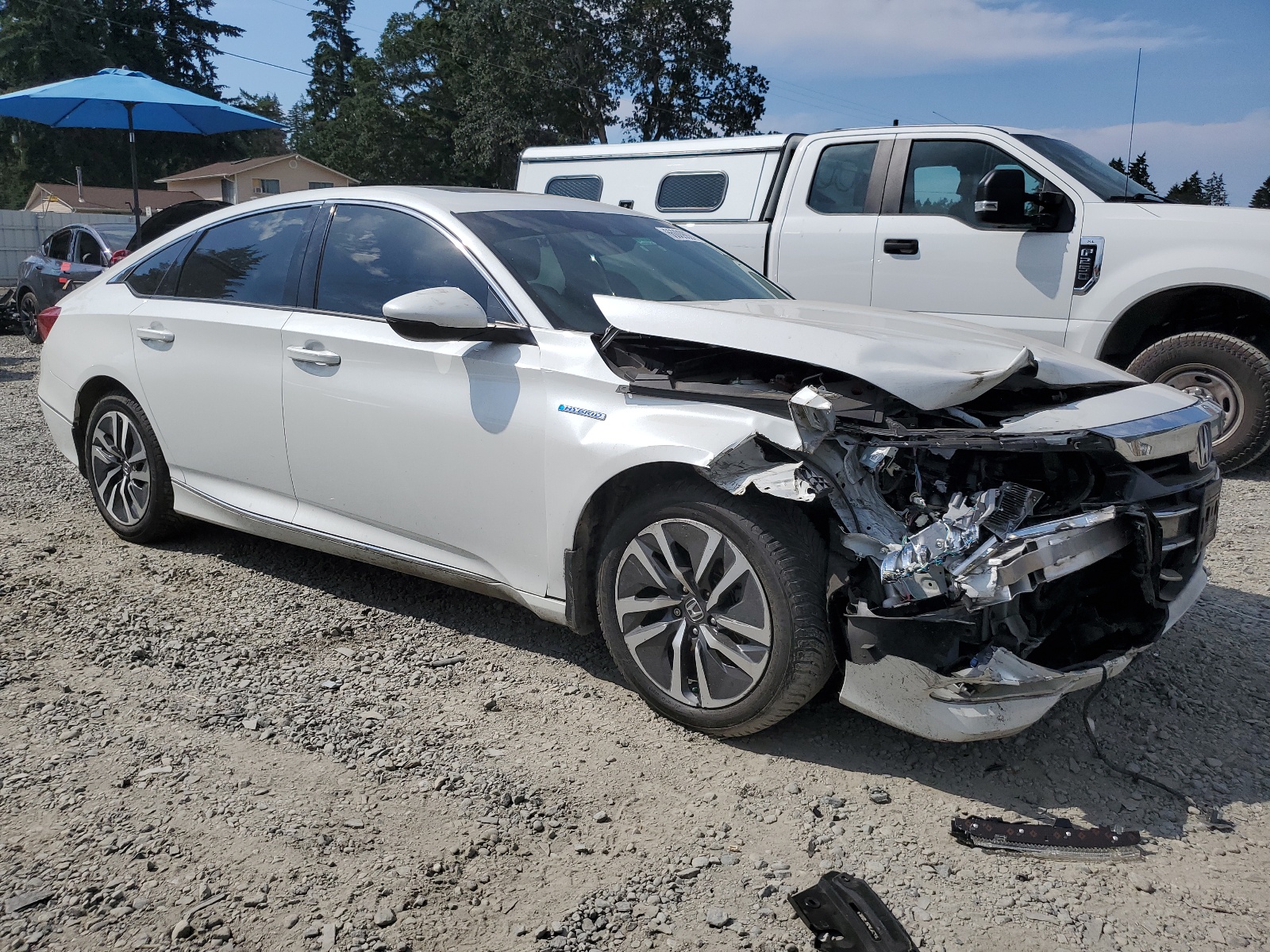 2021 Honda Accord Hybrid Exl vin: 1HGCV3F51MA001629