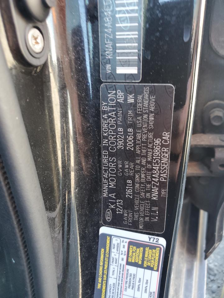 2014 Kia Forte Ex VIN: KNAFZ4A84E5198696 Lot: 69454604