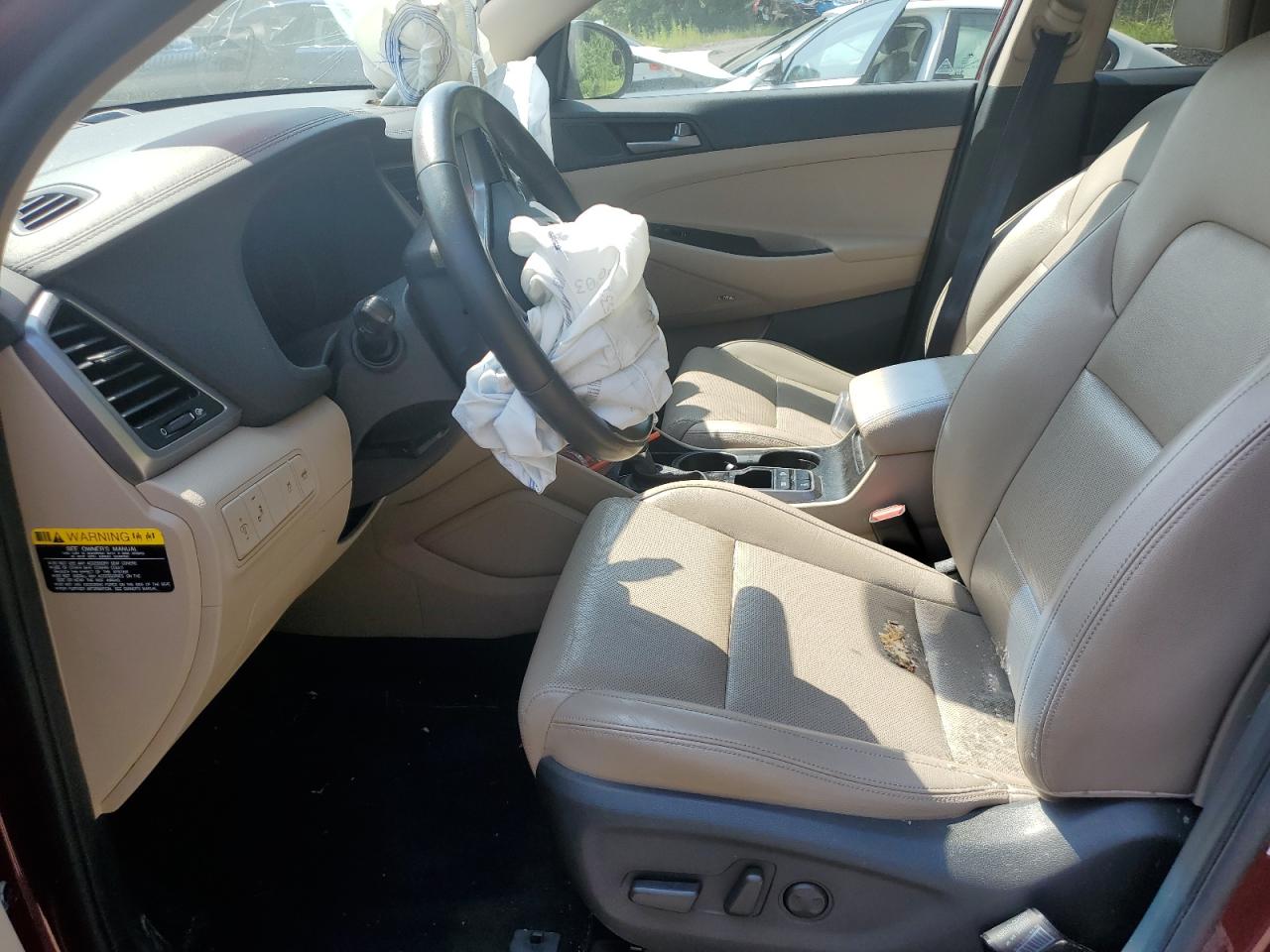 2017 Hyundai Tucson Limited VIN: KM8J3CA23HU356732 Lot: 66222724