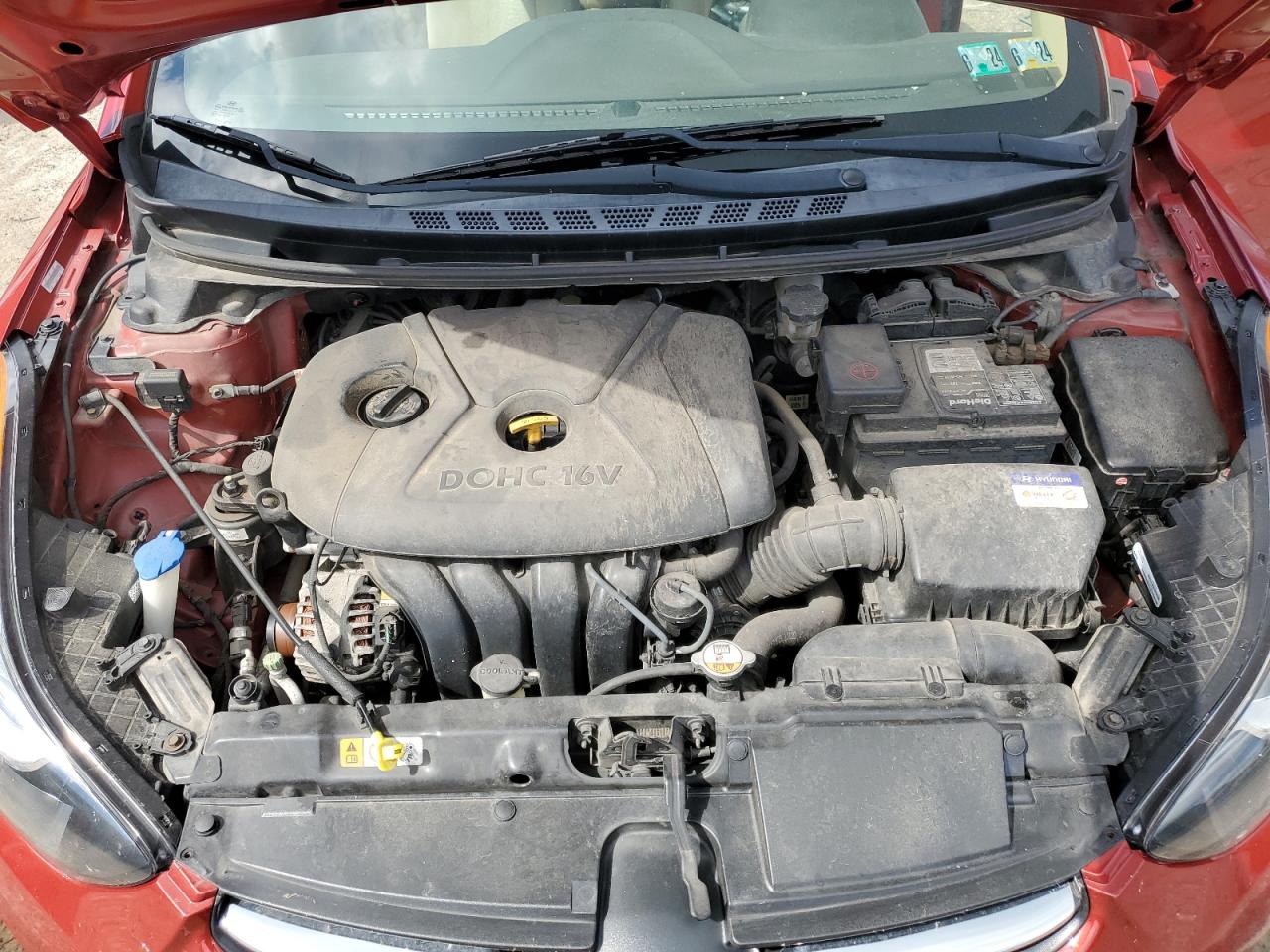 2012 Hyundai Elantra Gls VIN: KMHDH4AEXCU319040 Lot: 67243414