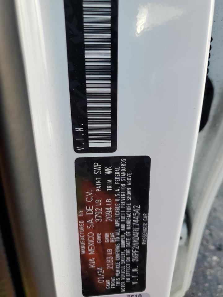 3KPF24AD4RE744542 2024 Kia Forte Lx