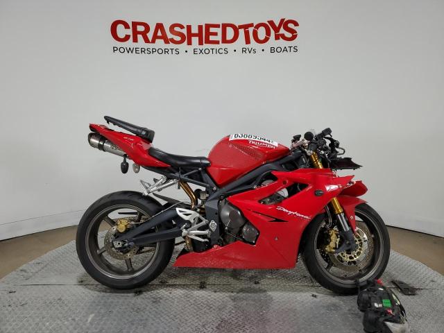 2007 TRIUMPH MOTORCYCLE DAYTONA 675 for sale at Copart TX - CRASHEDTOYS DALLAS