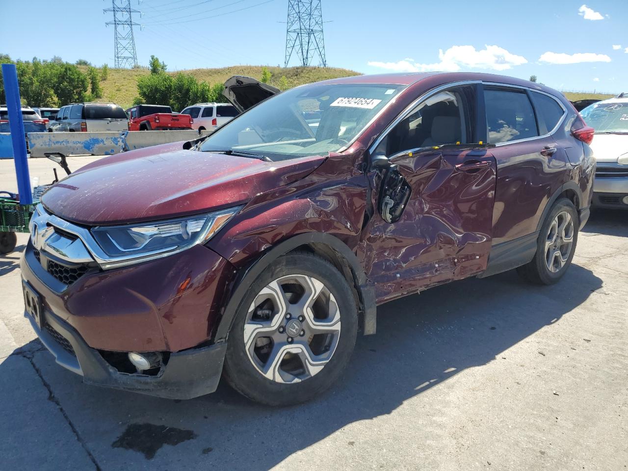 7FARW2H5XKE057803 2019 Honda Cr-V Ex