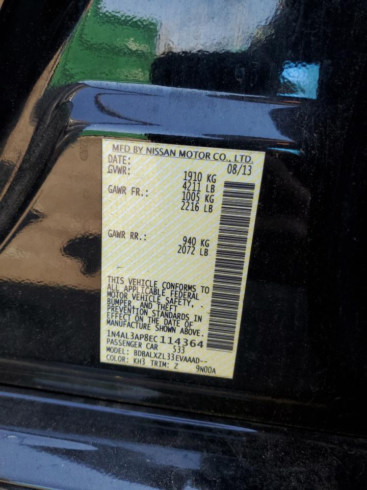 1N4AL3AP8EC114364 2014 Nissan Altima 2.5