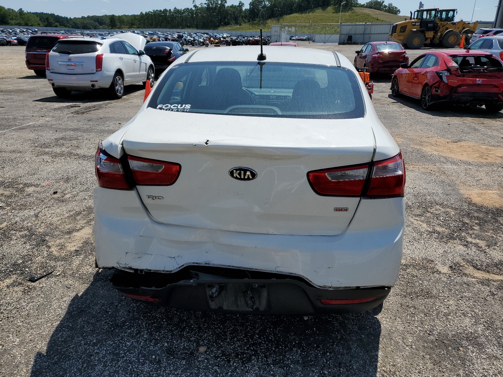 KNADM4A34E6352571 2014 Kia Rio Lx