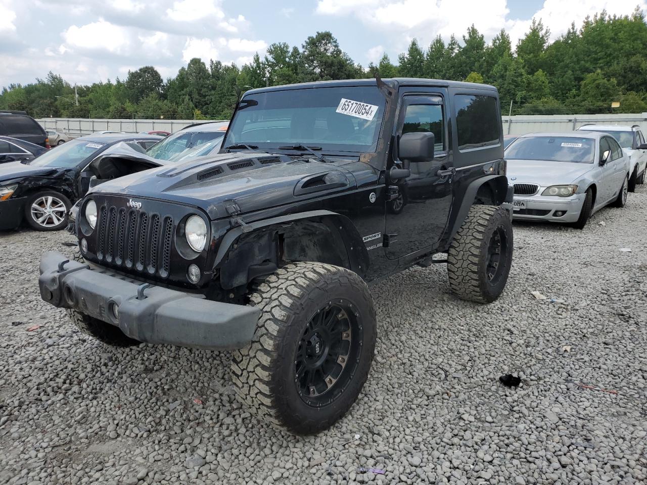 2014 Jeep Wrangler Sport VIN: 1C4AJWAGXEL265322 Lot: 65170054