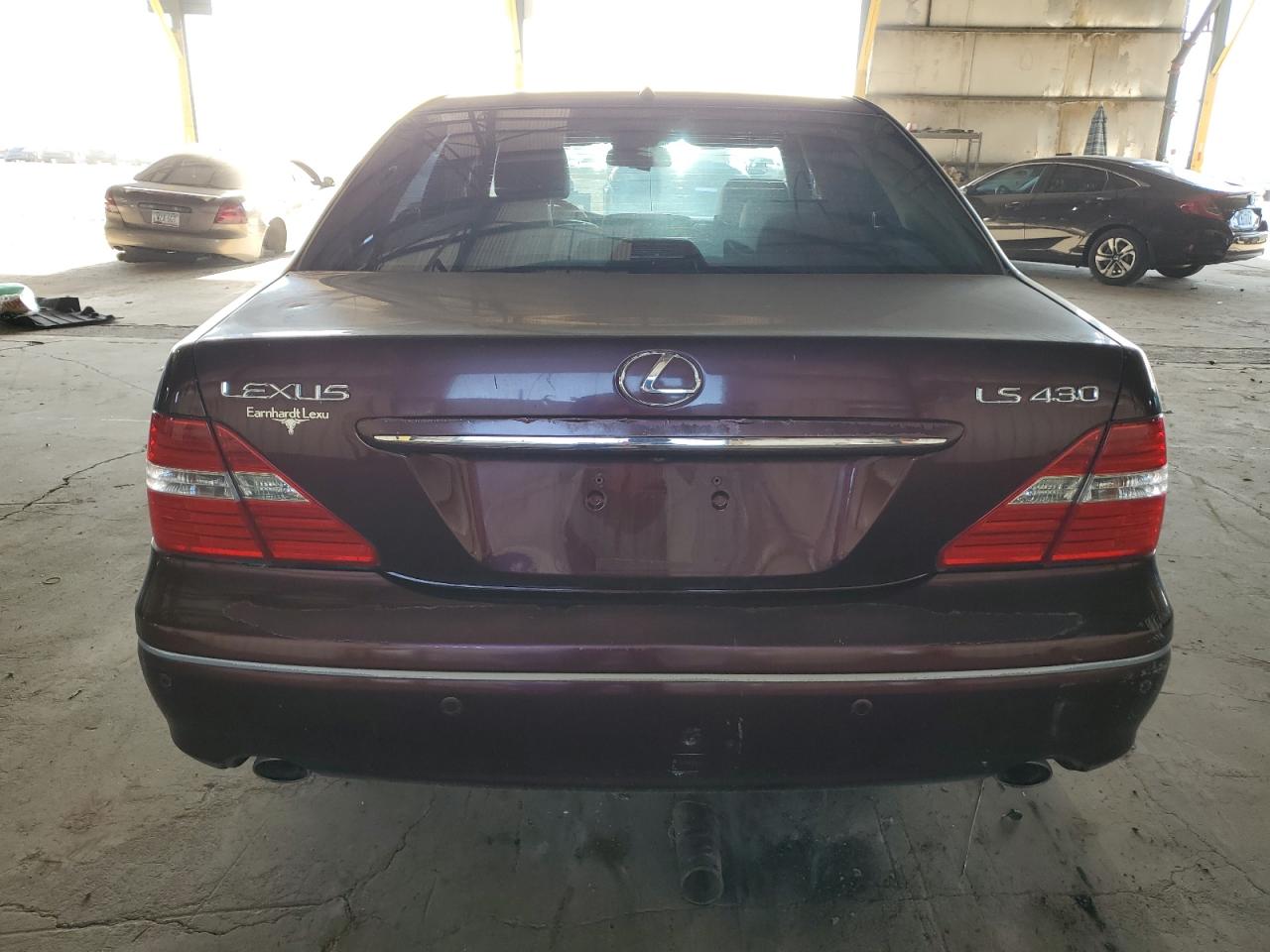 2004 Lexus Ls 430 VIN: JTHBN36F040168328 Lot: 67596944