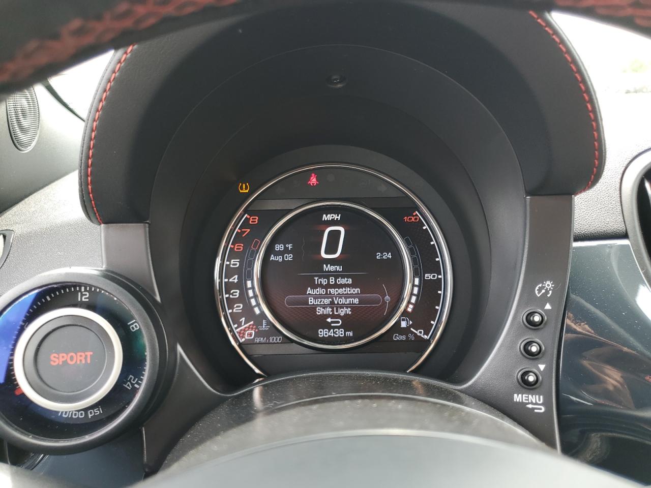 2016 Fiat 500 Abarth VIN: 3C3CFFFH6GT170487 Lot: 65955574