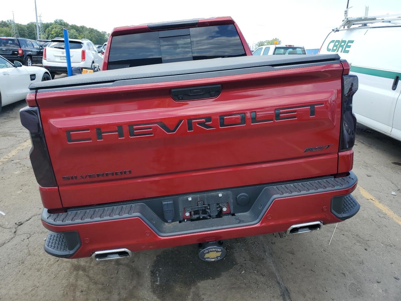 2023 Chevrolet Silverado K1500 Rst VIN: 1GCUDEEL9PZ165492 Lot: 67357414