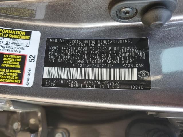 4T1S11AK7PU170124 Toyota Camry SE N 14