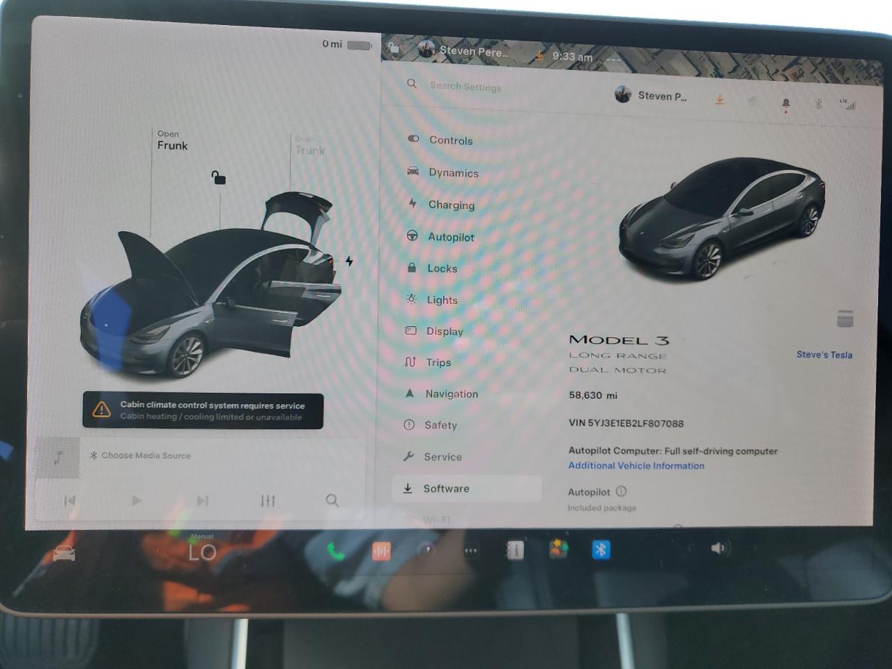 2020 Tesla Model 3 VIN: 5YJ3E1EB2LF807088 Lot: 67707434