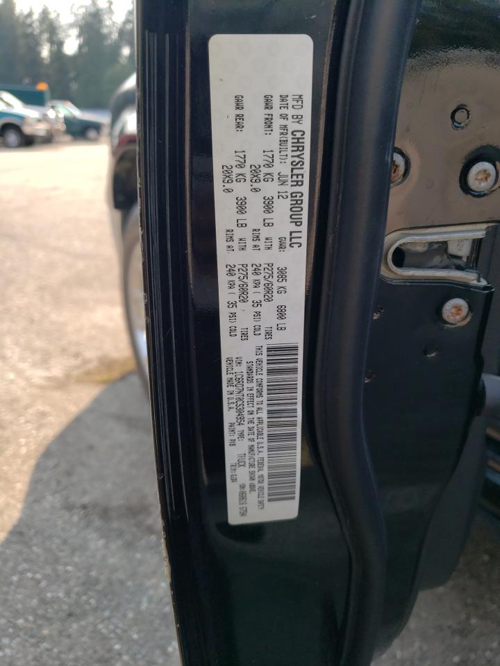 2012 Dodge Ram 1500 Laramie VIN: 1C6RD7NT0CS304954 Lot: 66619744