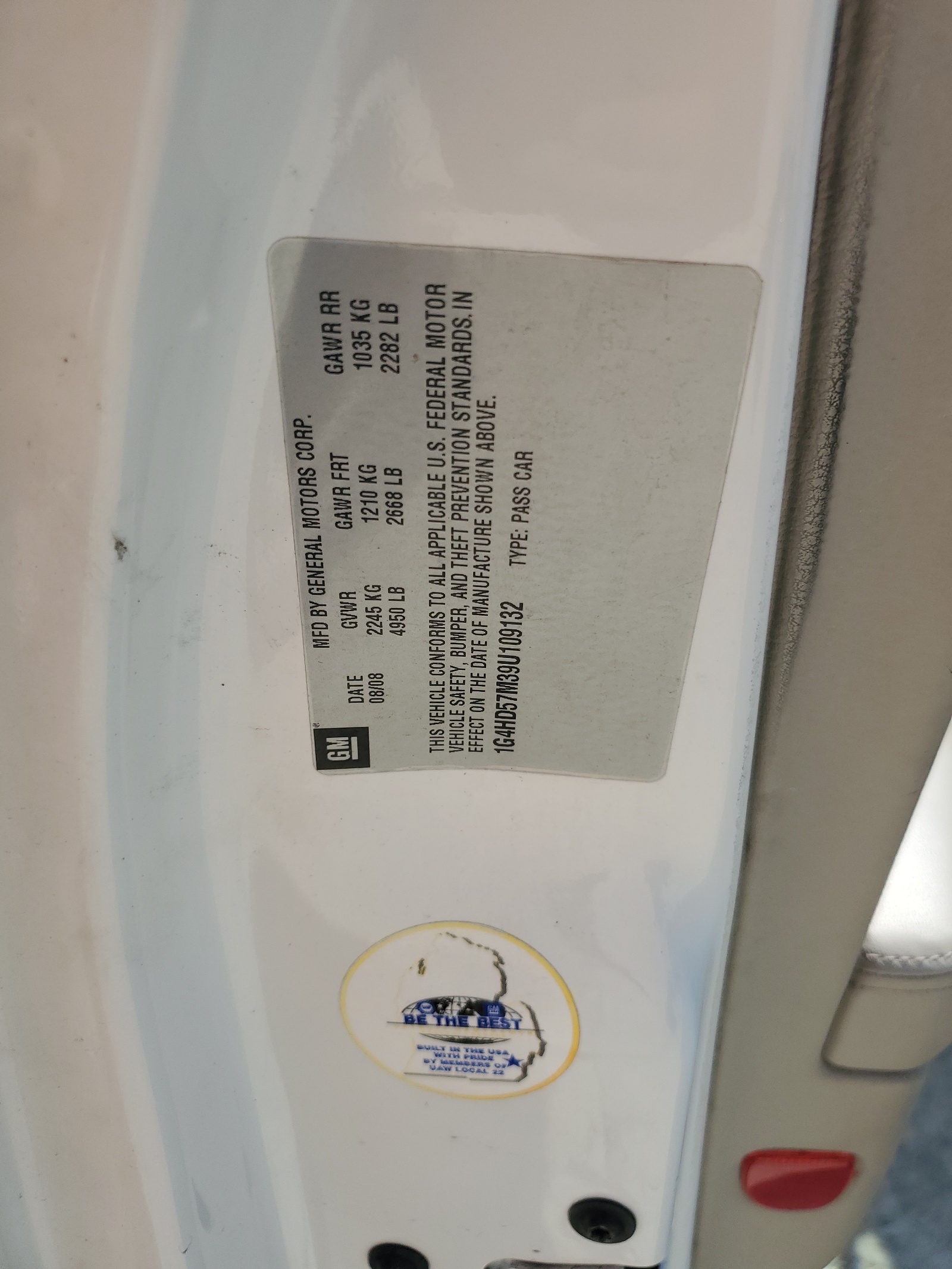 1G4HD57M39U109132 2009 Buick Lucerne Cxl