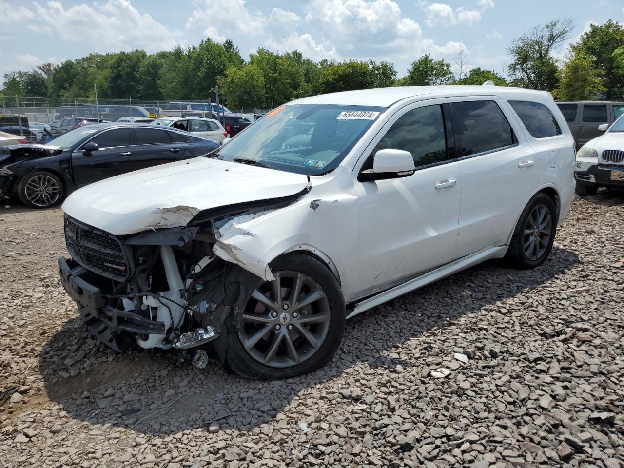 2017 Dodge Durango Gt na sprzedaż w Chalfont, PA - Front End