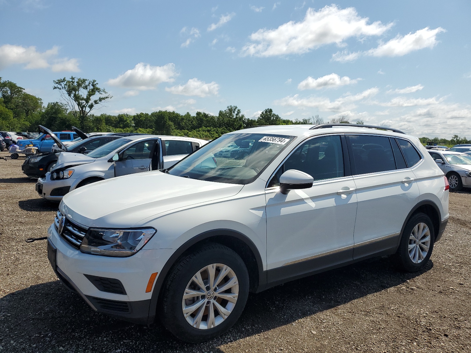 2018 Volkswagen Tiguan Se vin: 3VV2B7AX2JM053340