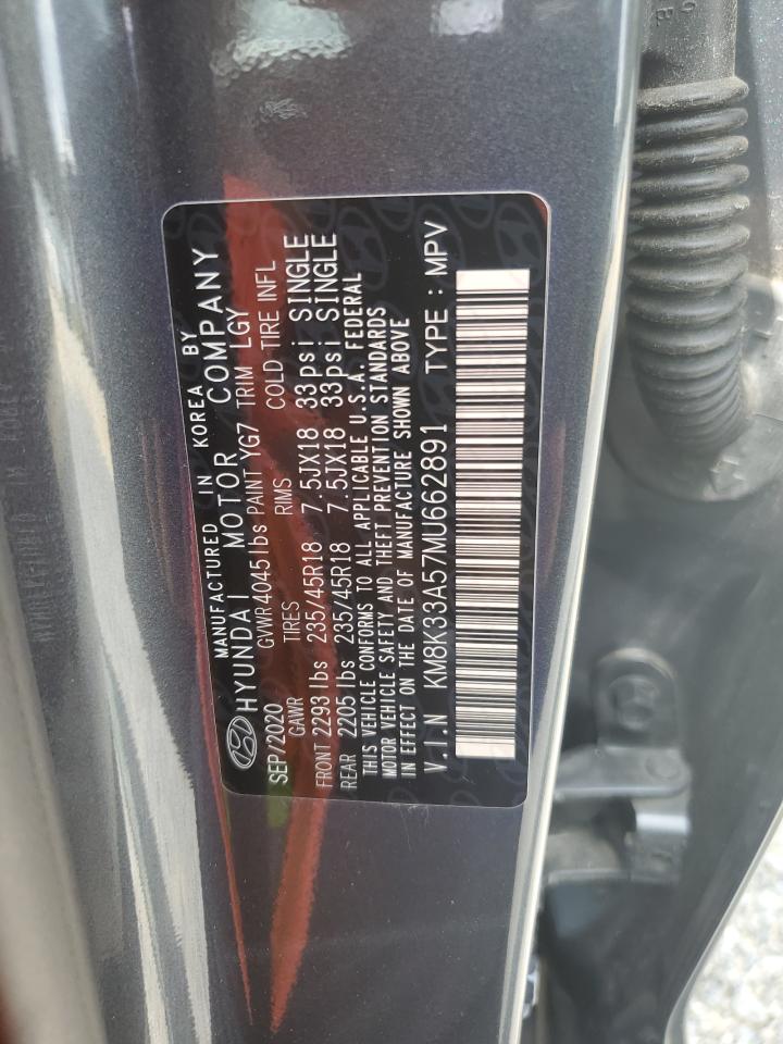 KM8K33A57MU662891 Hyundai Kona LIMIT 12