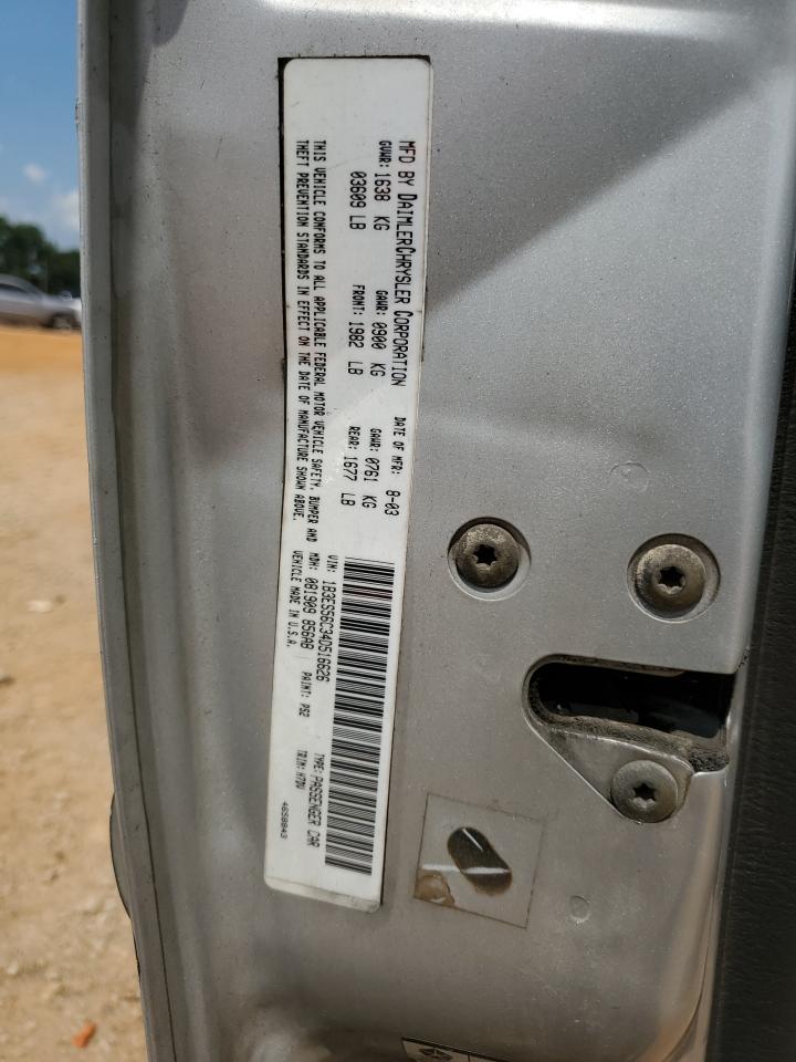 2004 Dodge Neon Sxt VIN: 1B3ES56C34D516626 Lot: 65778744